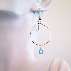 Blue Orchid Earrings